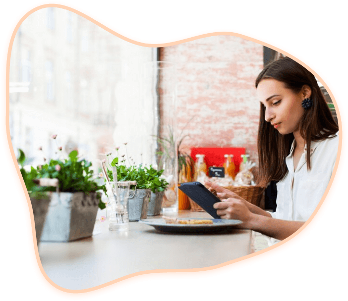 A customer using the Helpal support marketplace